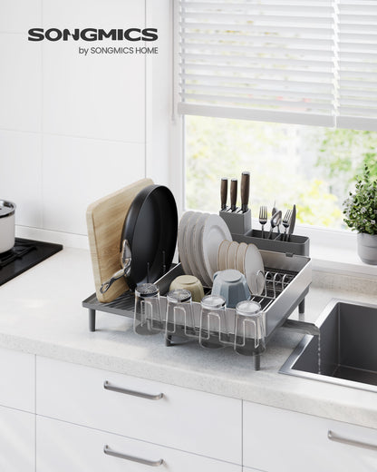Expandable Dish Drying Rack for Kitchen Counter