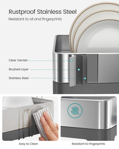 Expandable Dish Drying Rack for Kitchen Counter