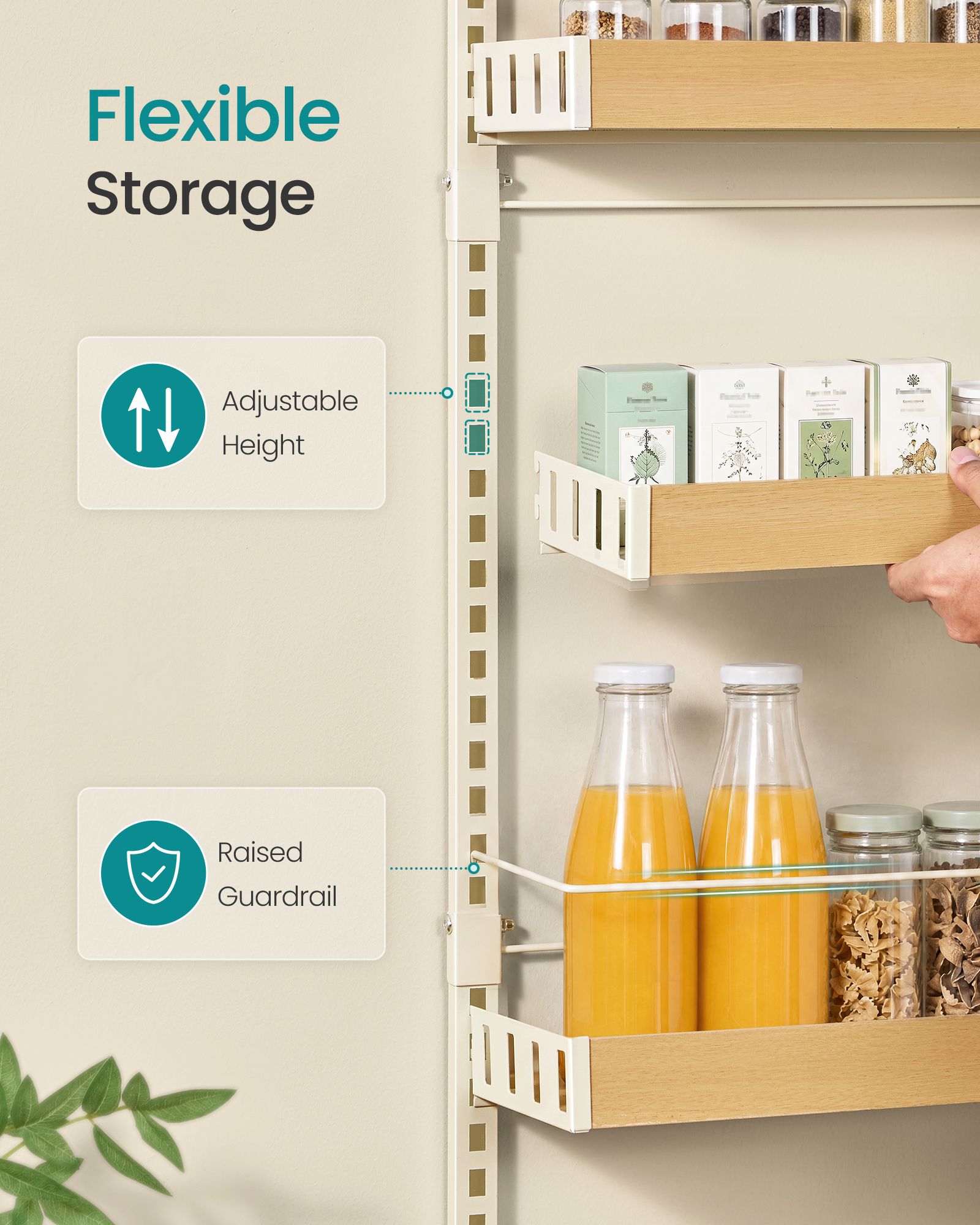 6-Tier Over the Door Pantry Organizer - image 3