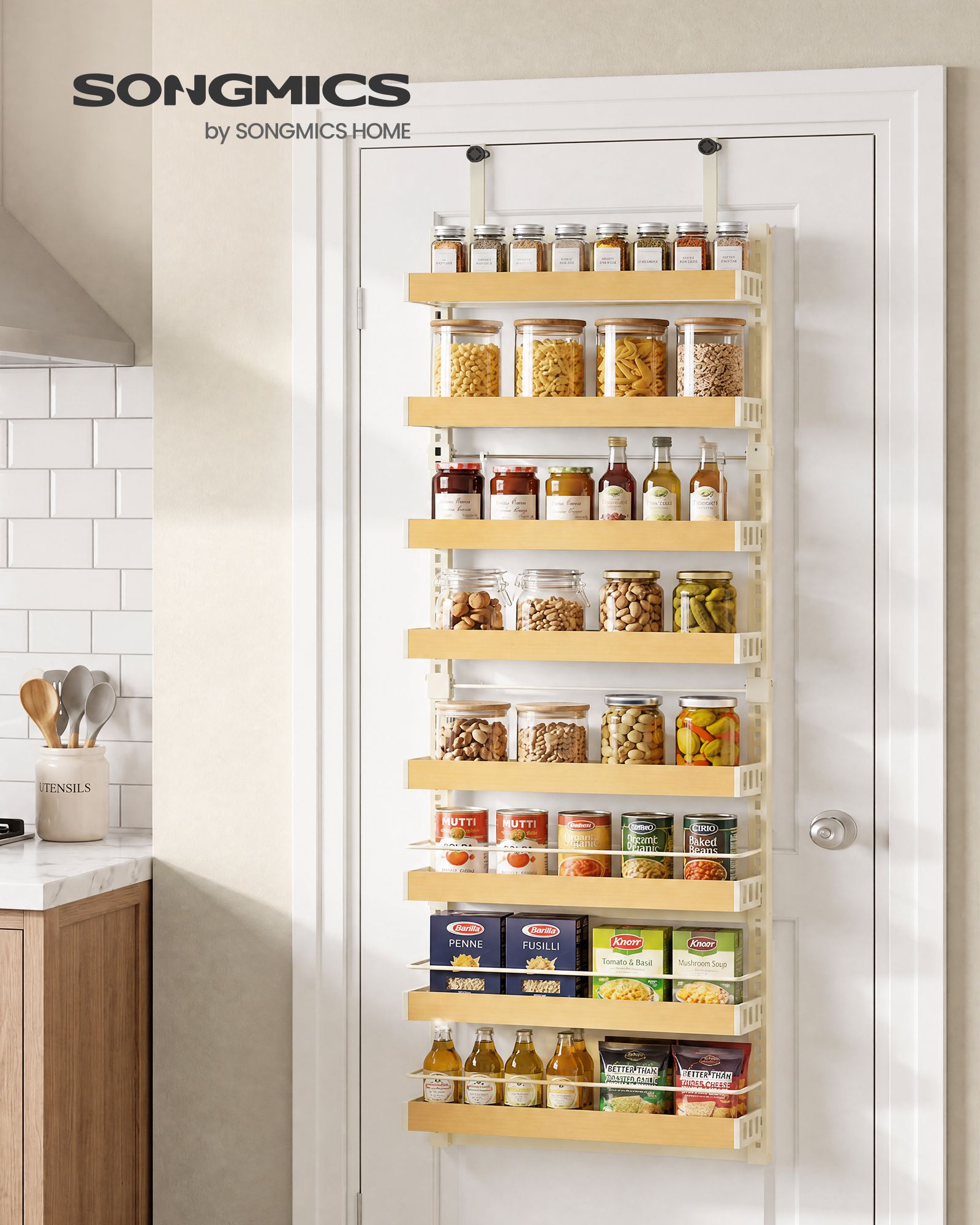 8-Tier Over the Door Pantry Organizer - image 5