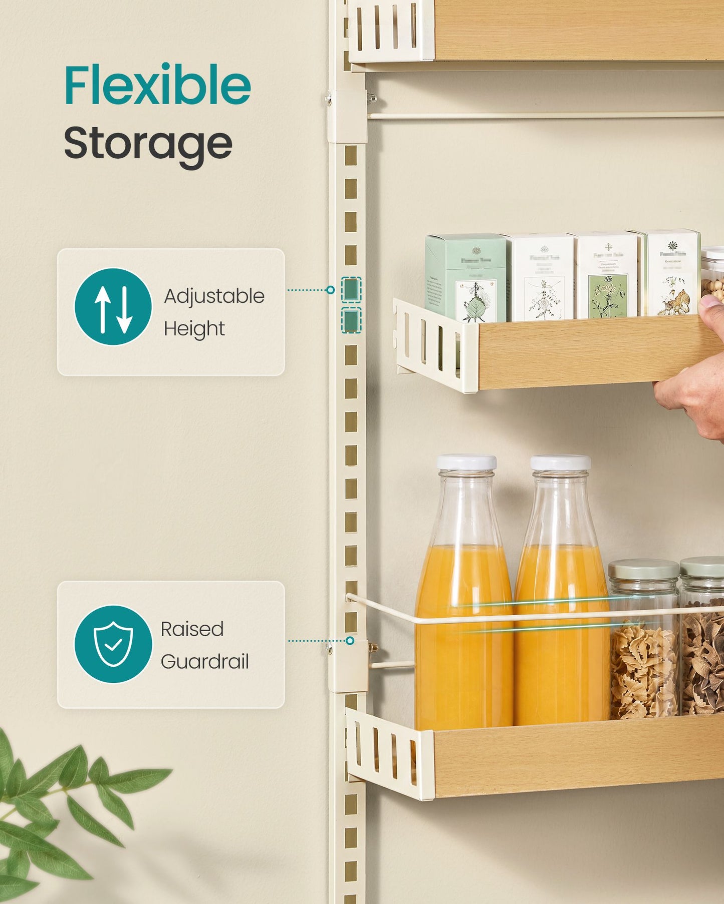 8-Tier Over the Door Pantry Organizer - image 3