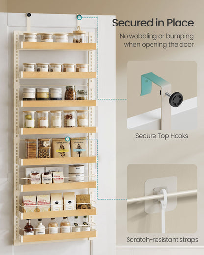 8-Tier Over the Door Pantry Organizer - image 4