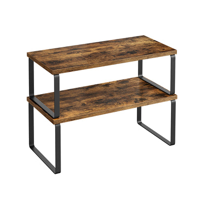 Set of 2 Kitchen Counter Shelves