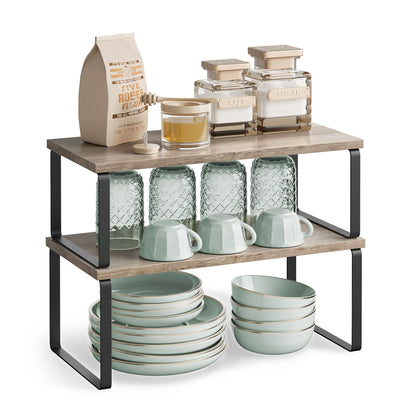 Set of 2 Kitchen Counter Shelves