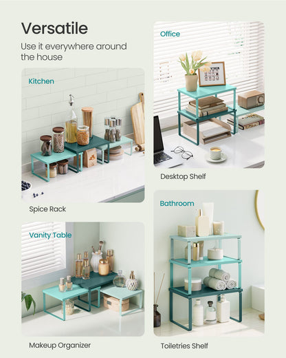 Set of 3 Kitchen Counter Shelves