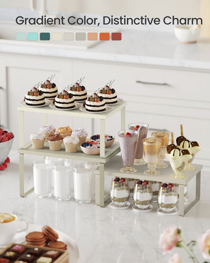 Set of 3 Kitchen Counter Shelves