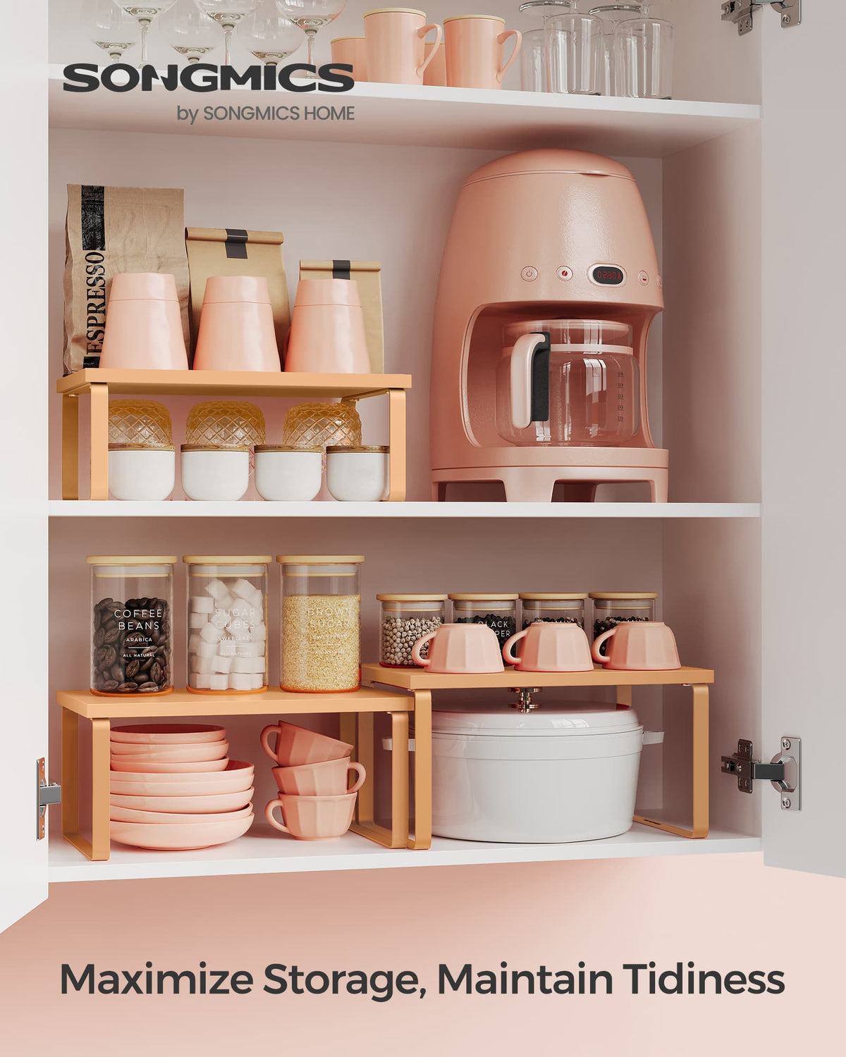Set of 3 Kitchen Counter Shelves