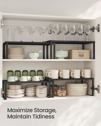 Set of 2 Metal Kitchen Spice Racks - HWLEXTRA 