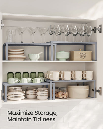Set of 2 Metal Kitchen Spice Racks - HWLEXTRA 