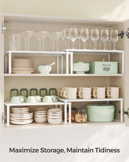 Set of 2 Metal Kitchen Spice Racks - HWLEXTRA 