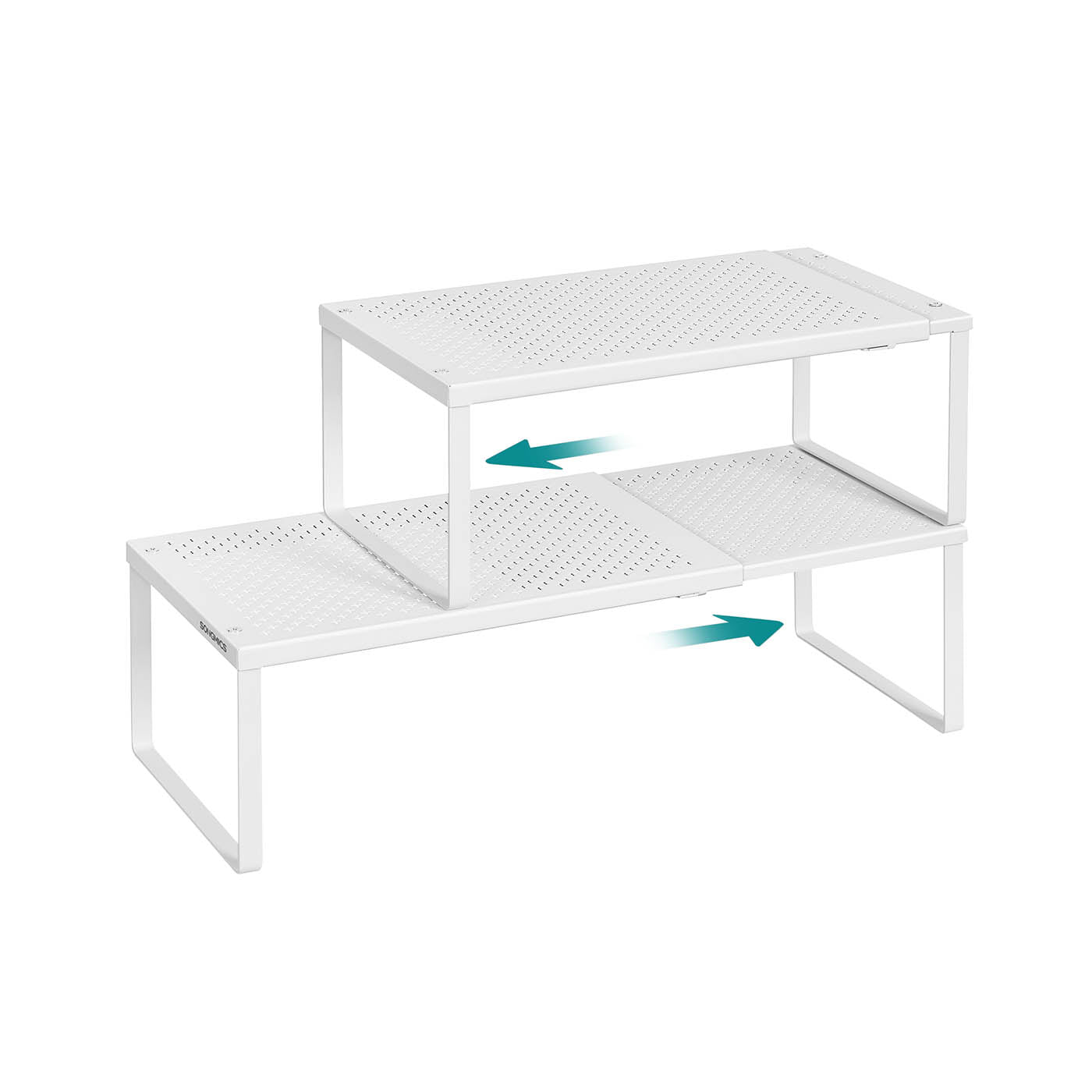 Set of 2 Expandable Kitchen Countertop Shelves