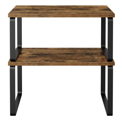29.7 cm Cabinet Organizer Shelf, Set of 2 Kitchen Counter Shelves, Kitchen Storage - image 9