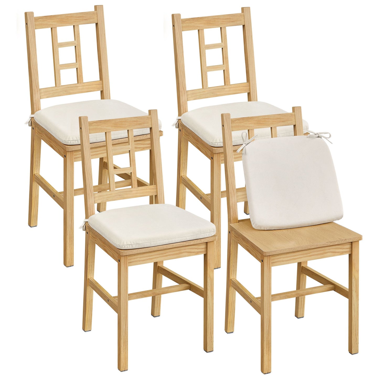 Dining Chairs, Set of 4, Kitchen and Dining Room Chairs, Dinner Chairs