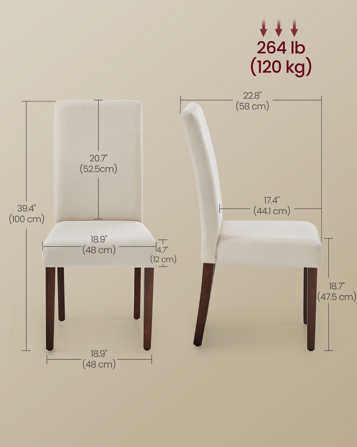 Set of 6 Dining Chairs