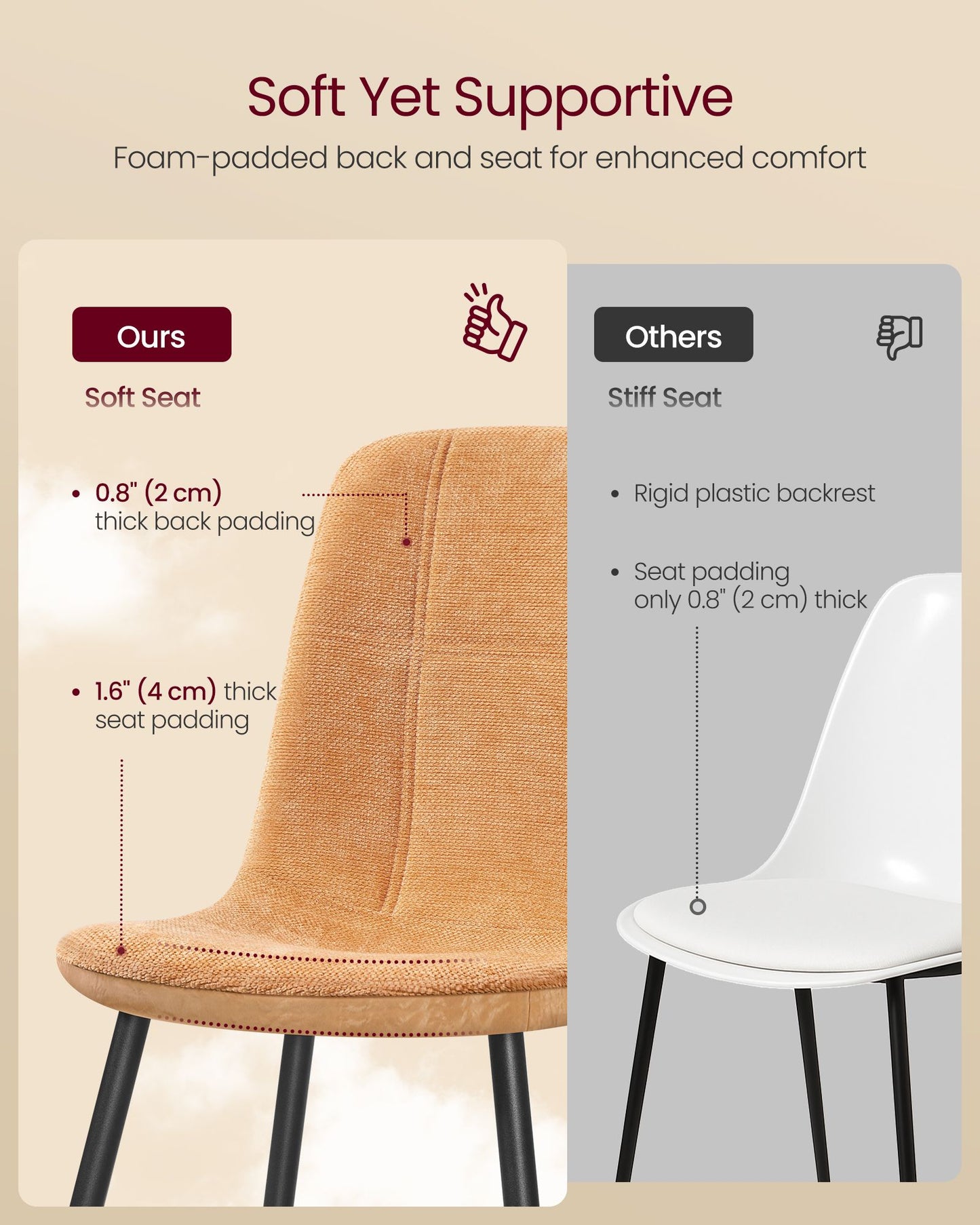 Set of 4 Dining Chairs - image 3