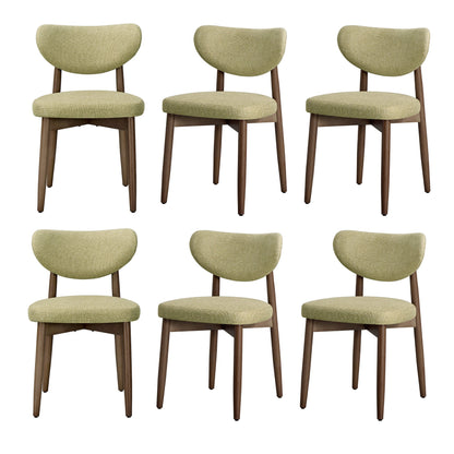 Wooden Dining Chairs Set of 2, Cappuccino Beige - image 42