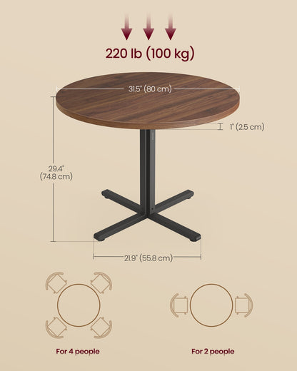 Water-Resistant Dining Table for 4 People - image 3