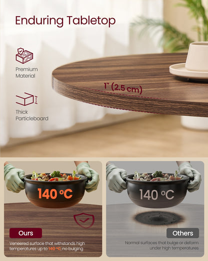 Water-Resistant Dining Table for 4 People - image 4