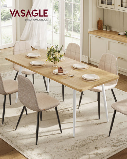 70.9" Dining Table for 6-8 People