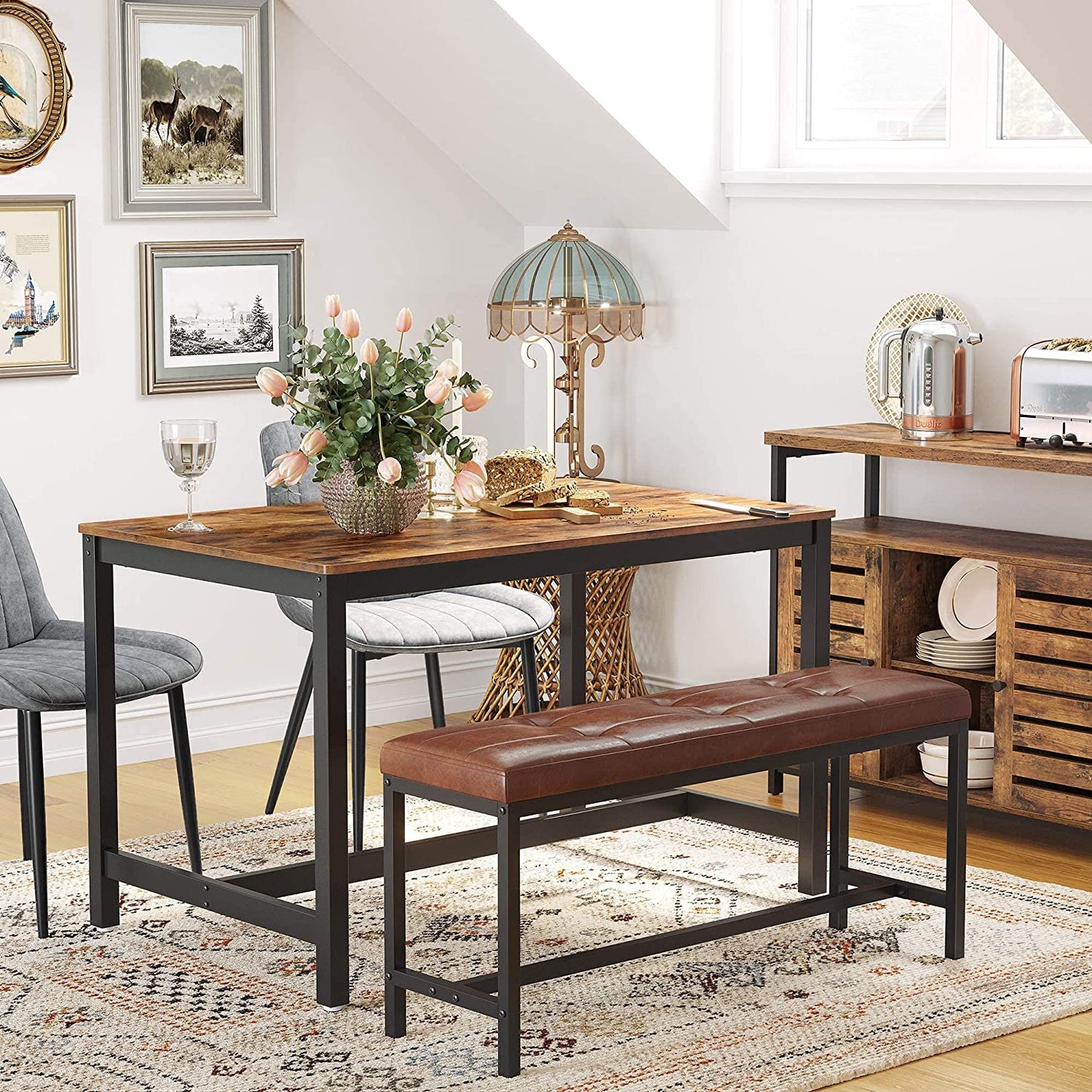 Industrial Style Dining Table - image 3