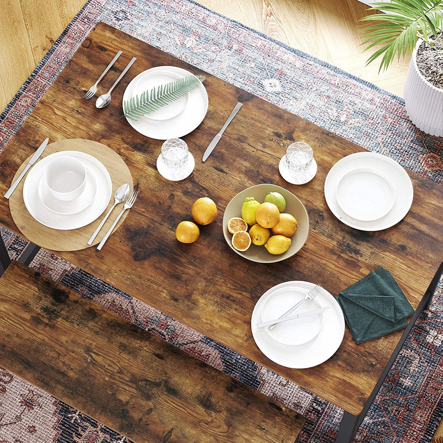 Industrial Style Dining Table - image 4