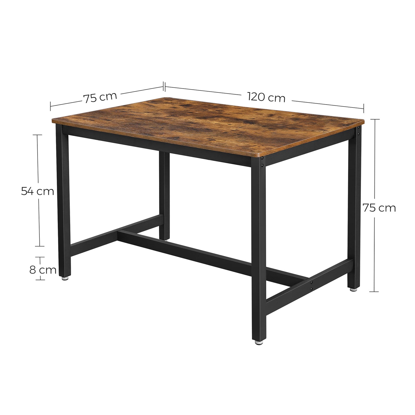 Industrial Style Dining Table - image 9