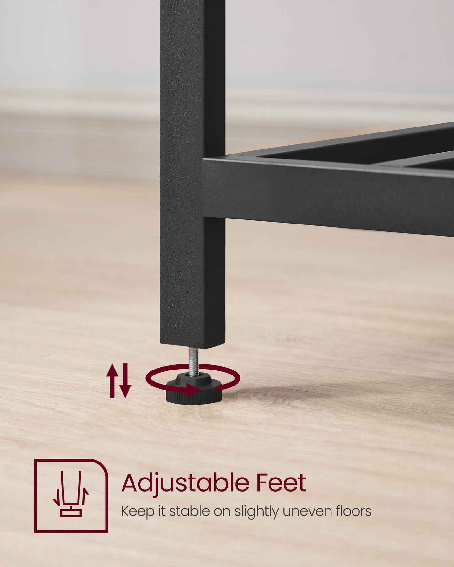 47.2 Inches Kitchen Shelf with Large Worktop