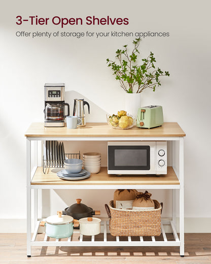 3 Shelves Kitchen Island - image 15