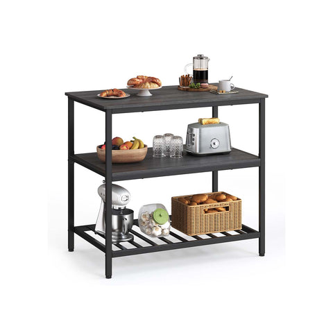 39.4 Inches Kitchen Shelf with Large Worktop