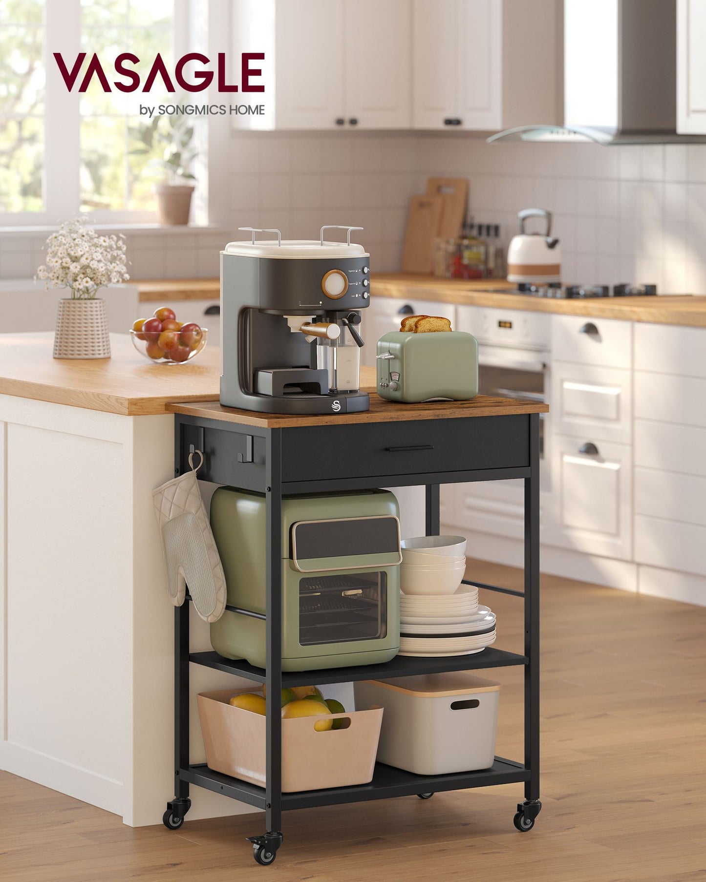 Kitchen Rolling Island - image 2