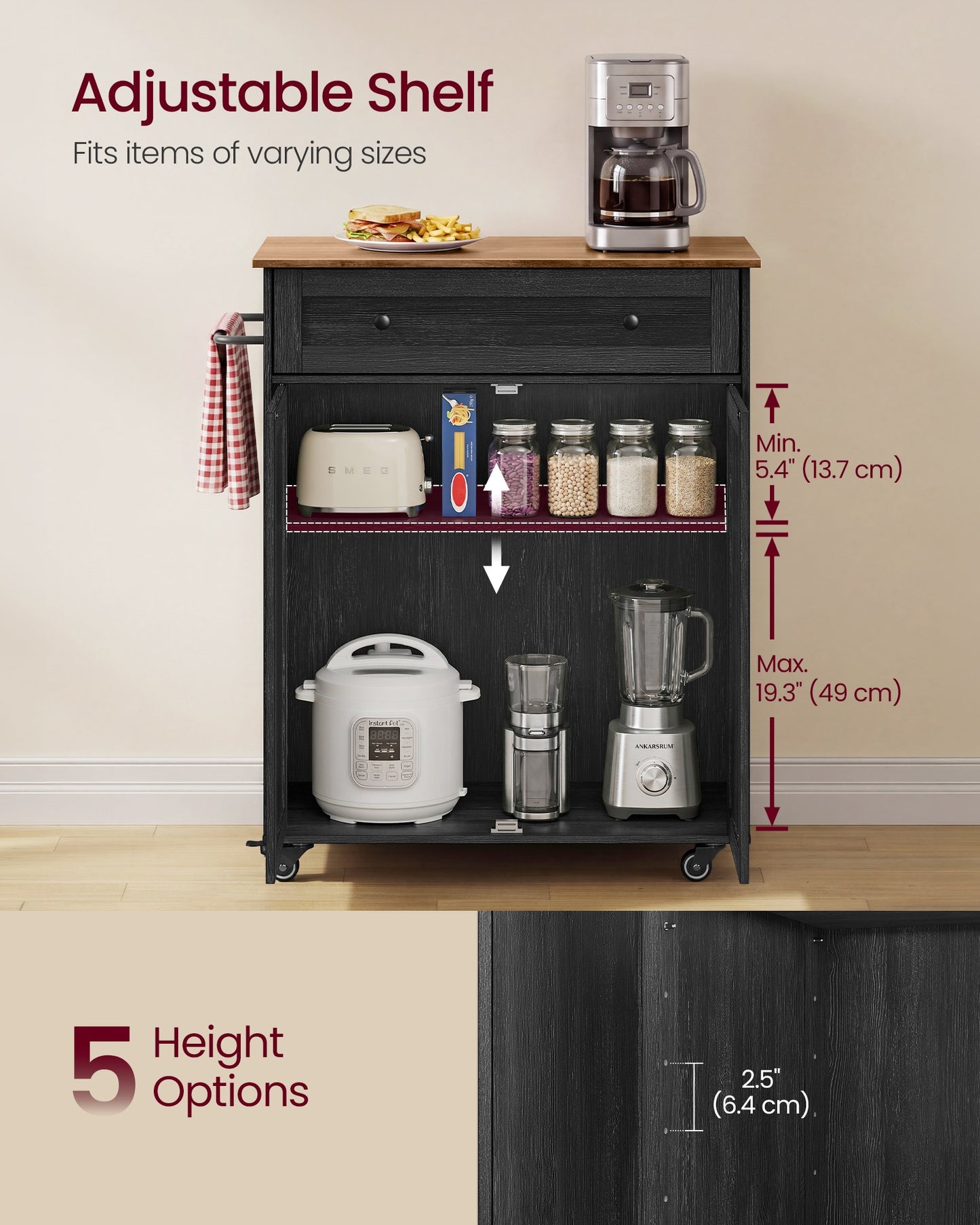 Mobile Kitchen Island - image 5