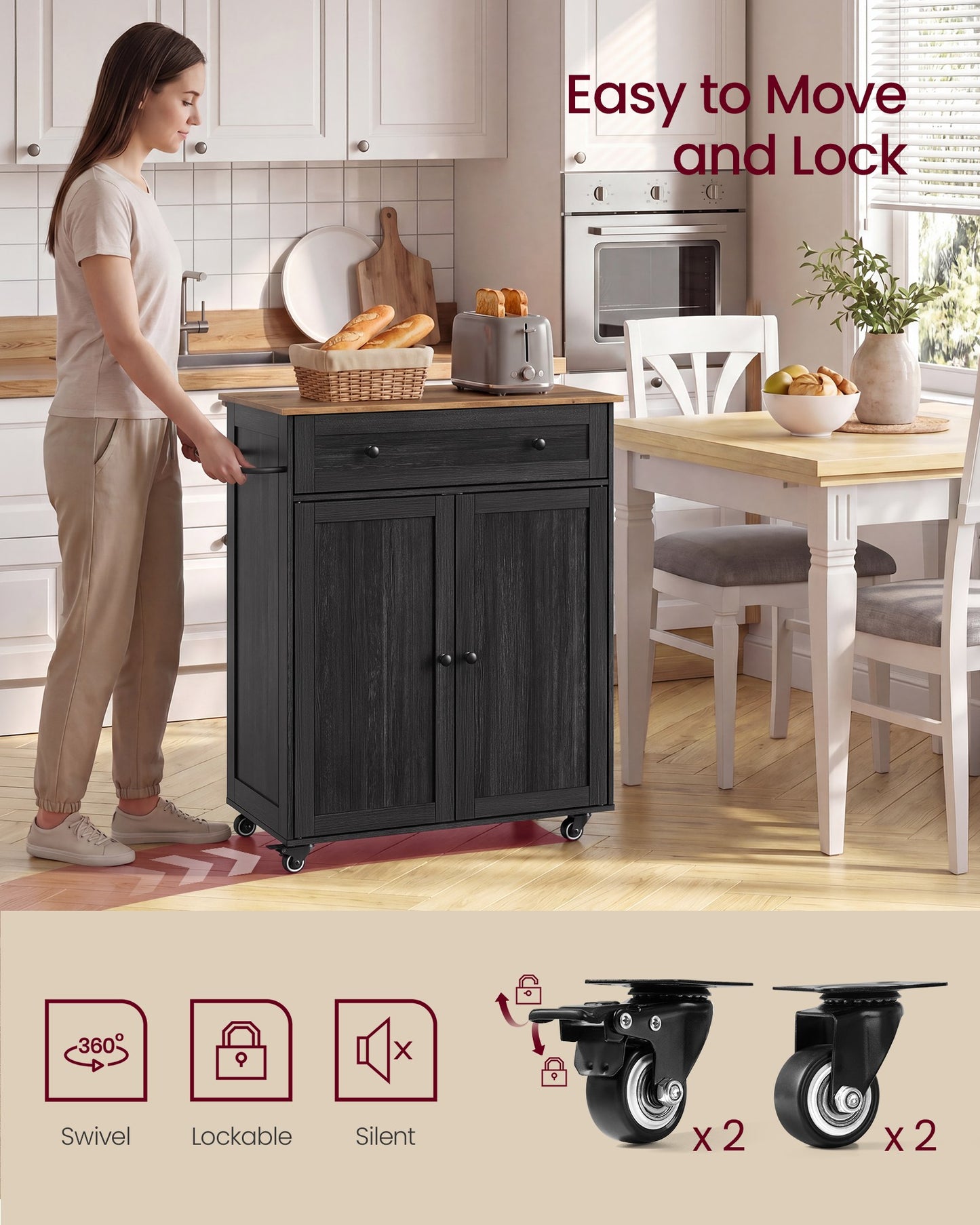 Mobile Kitchen Island - image 7