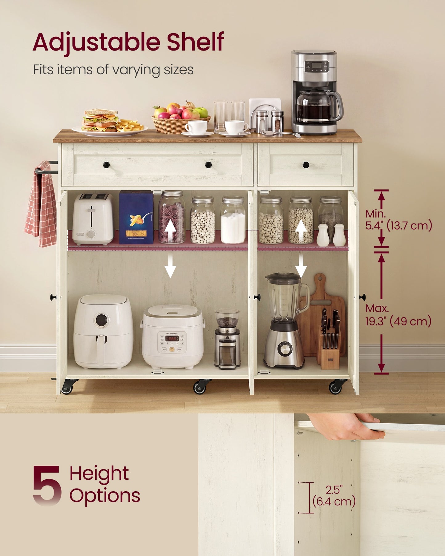 Mobile Kitchen Island - image 5