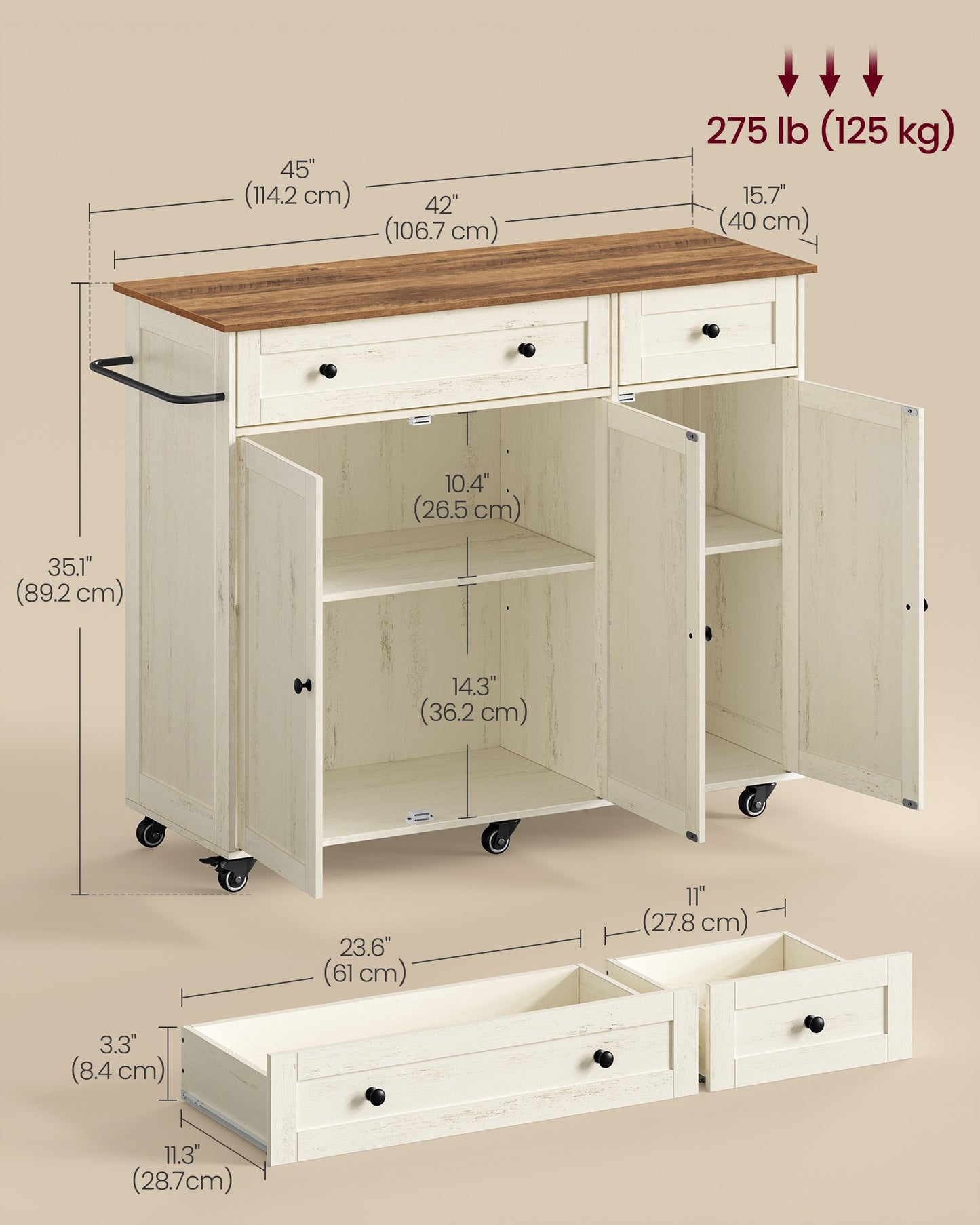 Mobile Kitchen Island - image 6