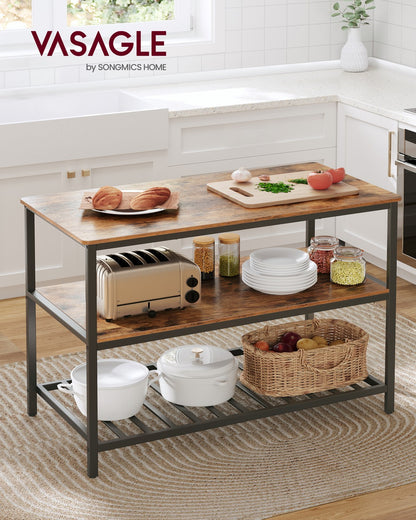 3 Shelves Kitchen Island - image 3
