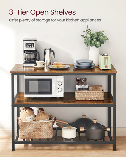 3 Shelves Kitchen Island - image 6