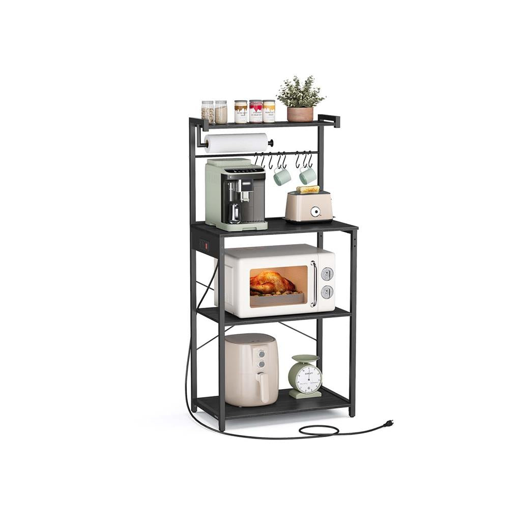 Kitchen Bakers Rack with Power Outlet