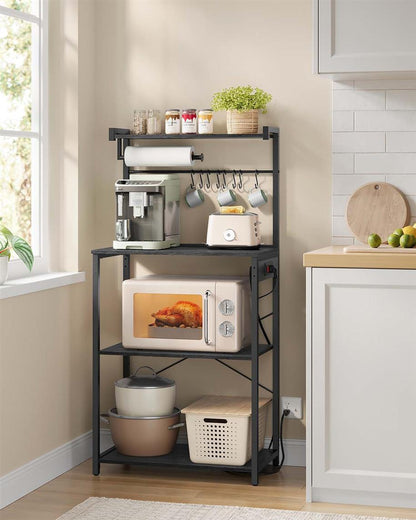 Kitchen Bakers Rack with Power Outlet