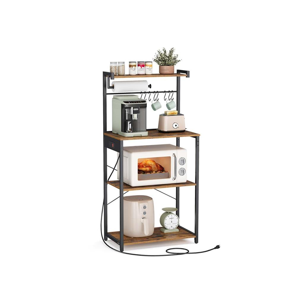 Kitchen Bakers Rack with Power Outlet