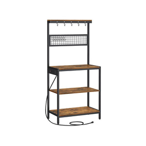 Bakers Rack with Charging Station