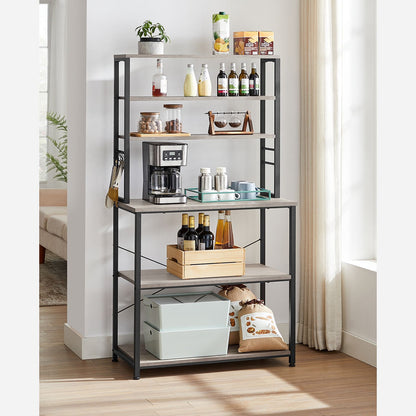 31.5 Inches Baker's Rack for Kitchen with Storage
