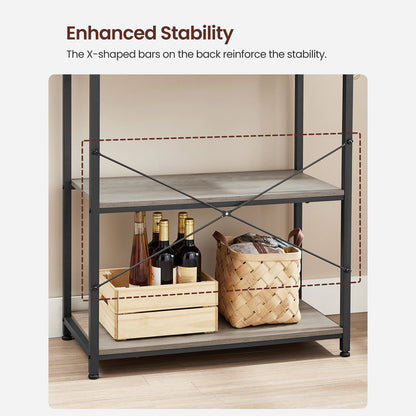 31.5 Inches Baker's Rack for Kitchen with Storage