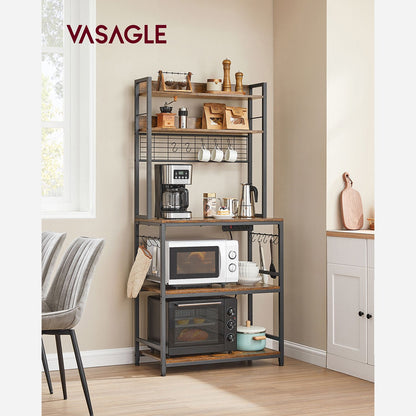 Hutch Bakers Rack with Power Outlet - HWLEXTRA 
