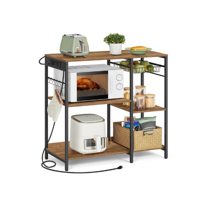 Baker's Rack with Charging Station