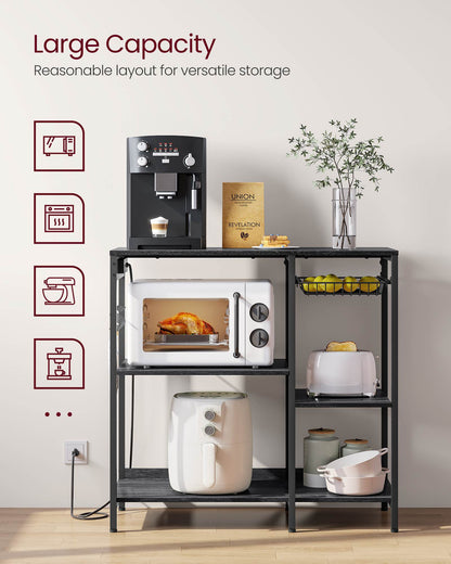 Baker's Rack with Charging Station
