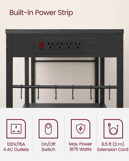 Baker's Rack with Charging Station