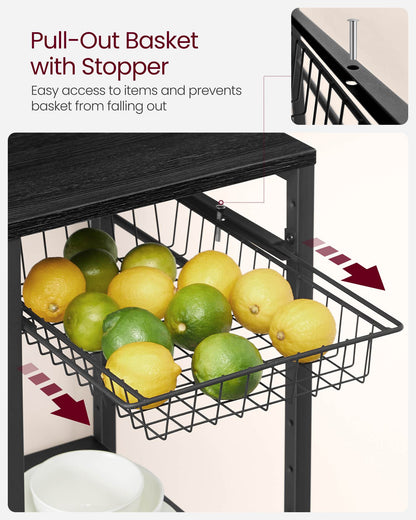Baker's Rack with Charging Station