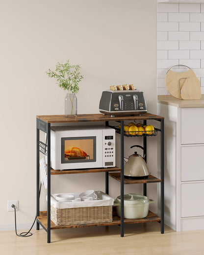 Baker's Rack with Charging Station