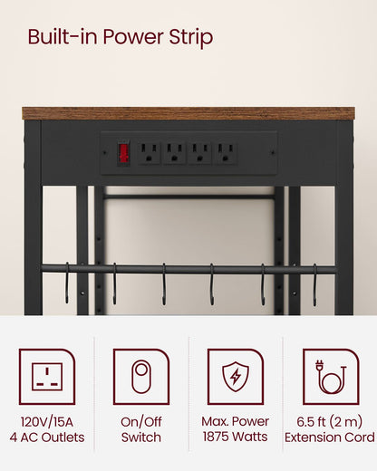 Baker's Rack with Charging Station