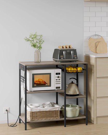 Baker's Rack with Charging Station